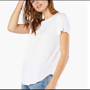 Beyond yoga featherweight white t shirt  small